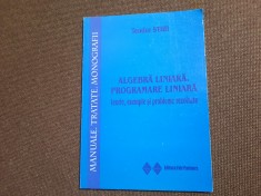 TEODOR STIHI ALGEBRA LINIARA /PROGRAMARE LINIARA TEORIE SI PROBLEME REZOLVATE