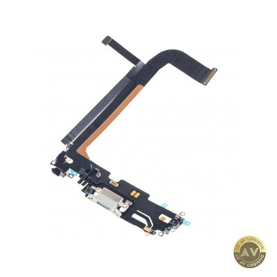 Banda cu Conector Incarcare - Microfon Apple iPhone 13 Pro Max Argintiu foto
