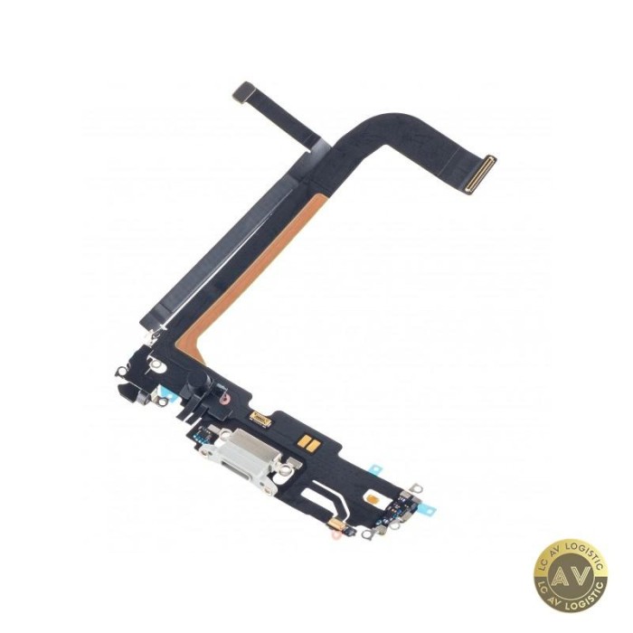 Banda cu Conector Incarcare - Microfon Apple iPhone 13 Pro Max Argintiu