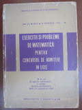 Exercitii si probleme de matematica pentru concursul de admitere in licee