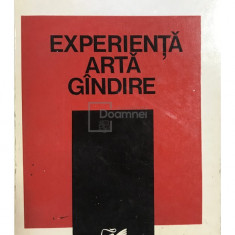 N. Tertulian - Experiență, artă, gândire (editia 1977)