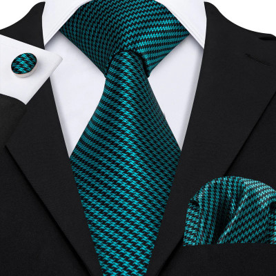 Set cravata + batista + butoni - matase - model 344 foto