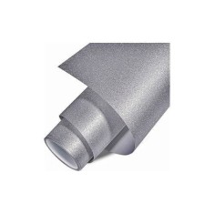 Rola colant folie PVC tehnologie eliminare bule aer argintiu mat sclipici 1,5 x 30 metri