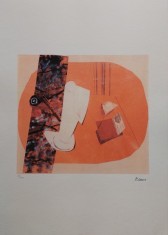 Pablo Picasso - Pipe, verre et paquet de tabac (Pipa, pahar si pachet de tutun), litografie originala