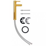 Cumpara ieftin Baterie mixer de baie, auriu, 12x30 cm