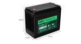 Baterie fără &icirc;ntreținere Greencell AGM VRLA 12V 135Ah pentru bărci, fotovoltaice, panouri solare (341x173x287mm)
