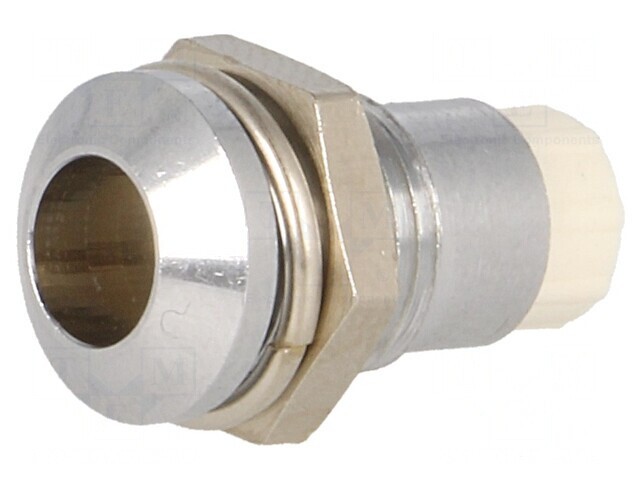 Montură LED 5mm Cromată Convexă