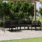 Gossi set mobilier de gradina cu perne, 6 piese, antracit, aluminiu