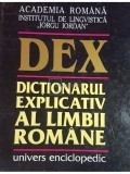 Dictionarul explicativ al limbii romane (DEX) (Editia: 1998)
