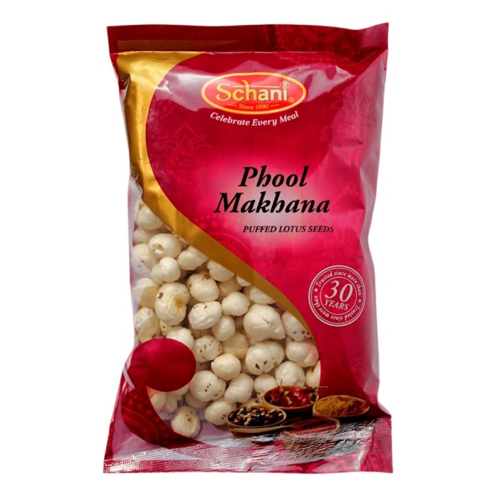 Schani - Phool Makhana Premium (Nuci Vulpe / Semințe de Lotus) - 50g Crocant și