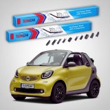 Cumpara ieftin Ștergătoare Smart Fortwo Cabrio 453 2015-2021 | Set Față Flat Premium &ndash; TeamCar&reg;