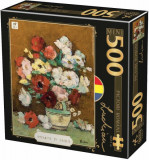 Puzzle - Pictori romani - Luchian - Anemone - 500 piese | D-Toys