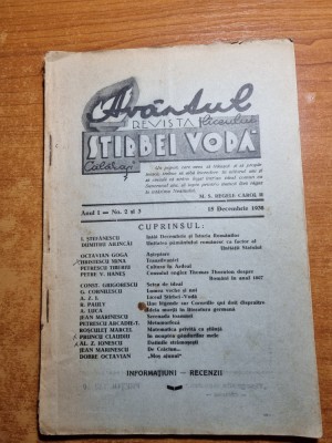 revista avantul, liceul stirbei voda calarasi 15 decembrie 1938-octavian goga foto