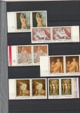 ROMANIA 1969 LP 695 REPRODUCERI DE ARTA DIN GALERIA NATIONALA I PERECHE ORIZONTALA MNH
