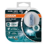 Set 2 becuri H15 12V 55W Osram Cool Blue Intense NextGen