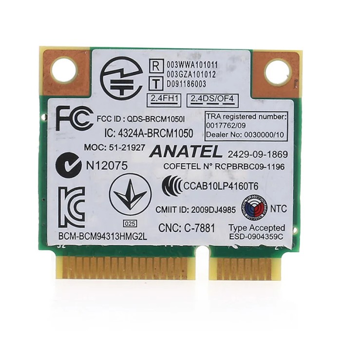274.Modul/Placa retea wifi wireless wifi laptop CCAB10LP4160T6