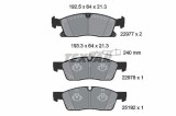 Set placute frana disc Maserati Levante SUV (M161) Motor 3.0 D Q4, 3.0 Q4, 3.0 S Q4, 64x192.5x21.3mm, OE 673004427