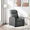 VidaXL Fotoliu rabatabil, gri &icirc;nchis, material textil 4015523