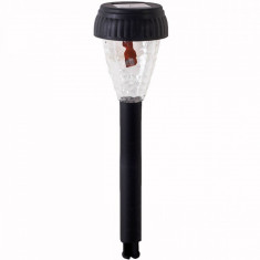 Lampa solara LED, 21.5cm, negru foto