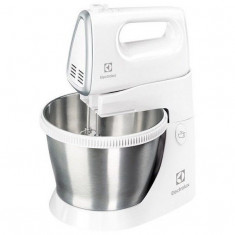 Mixer cu bol ESM 3300, 450W, 5 viteze, bol rotativ din inox, Alb