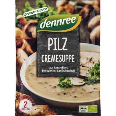 Supa Crema de Ciuperci Bio 50 grame Dennree foto