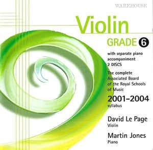 2 CD David Le Page Violin - Piano Martin Jones&amp;ndash; Violin Grande 6 2001-2004 foto