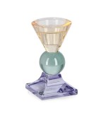 Sfesnic lumanare cristal multicolor Elrik &Oslash;6x10,8h