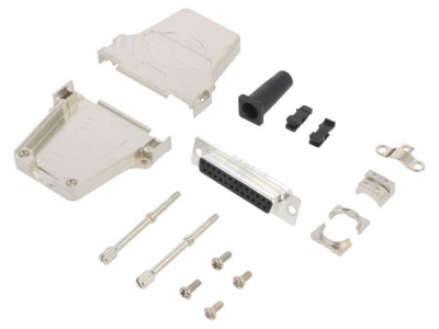 Conector D-Sub 25-Pin mamă, pe cablu foto