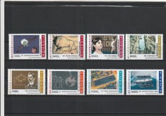 ROMANIA 2001 LP 1553 LP 1569 MILENIUM SECOLUL XX I SI II SERII MNH NESTAMPILATE