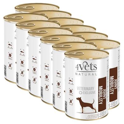4Vets Natural Veterinary Exclusive JOINT MOBILITY 12 x 400 g foto