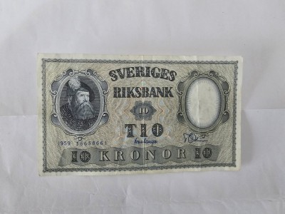 Suedia 10 Kronor 1959 foto