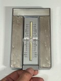 AGENDA TELEFONICA cu Buton - Argint - List Finder - CARL - Made in Japan - Vintage !