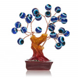 Copac in ghiveci cu ochi protectori - turkish evil eye - 10cm, Stonemania Bijou