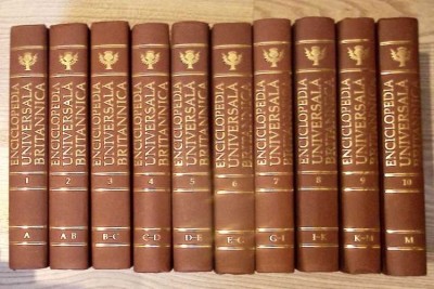 ENCICLOPEDIA UNIVERSALA BRITANNICA VOL.1-10-EDITOR: VIDRASCU SI FIII-276676 foto