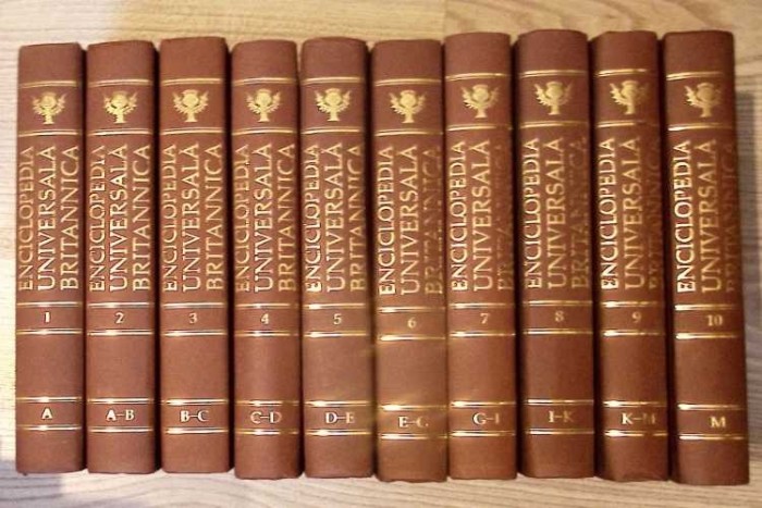 ENCICLOPEDIA UNIVERSALA BRITANNICA VOL.1-10-EDITOR: VIDRASCU SI FIII-276676