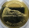 5 Pounds 2010 Gibraltar, Rock of Gibraltar, unc, km#1475, capsula, Europa