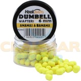 Critic Echilibrat Hook Baits Dumbell Wafters, Banana &amp; Ananas, 6mm, 15ml