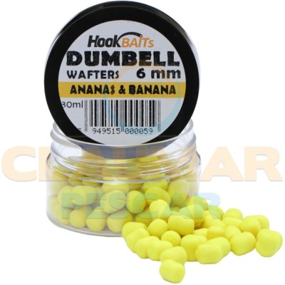 Critic Echilibrat Hook Baits Dumbell Wafters, Banana &amp;amp; Ananas, 6mm, 15ml foto
