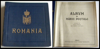 1941 Album filatelic romanesc din perioada legionara, initiator Traian Popescu foto