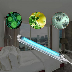 Lampa uvc bactericida 8w, suprafata sterilizata 8 mp, fixare perete foto