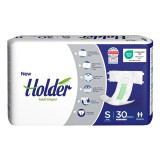 Scutece adulti Holder, marimea S (talie 50-90 cm), 30 buc, 8 picaturi