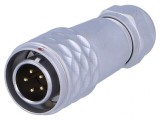Mufă SF12 Tată 5 PIN IP67 4-6,5mm 5A 180V
