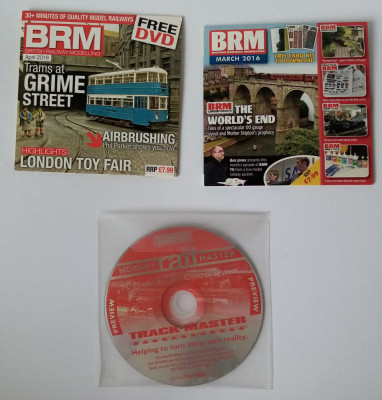 BRM British Raiway Modellin 3 DVD machete feroviare trenulete hobby diorama D10 foto