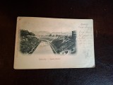 Carte postala Dambovita , Splaiul Halelor , Bucuresti - (circulata)