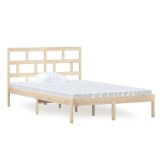 Cumpara ieftin Cadru de pat, 120x200 cm, lemn masiv de pin