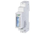 Contor digital ALGODUE 1-fazat pentru șină DIN cu afișaj LCD