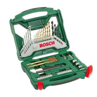 Bosch X-line Titanium Set 50 accesorii insurubare si burghie mixte foto