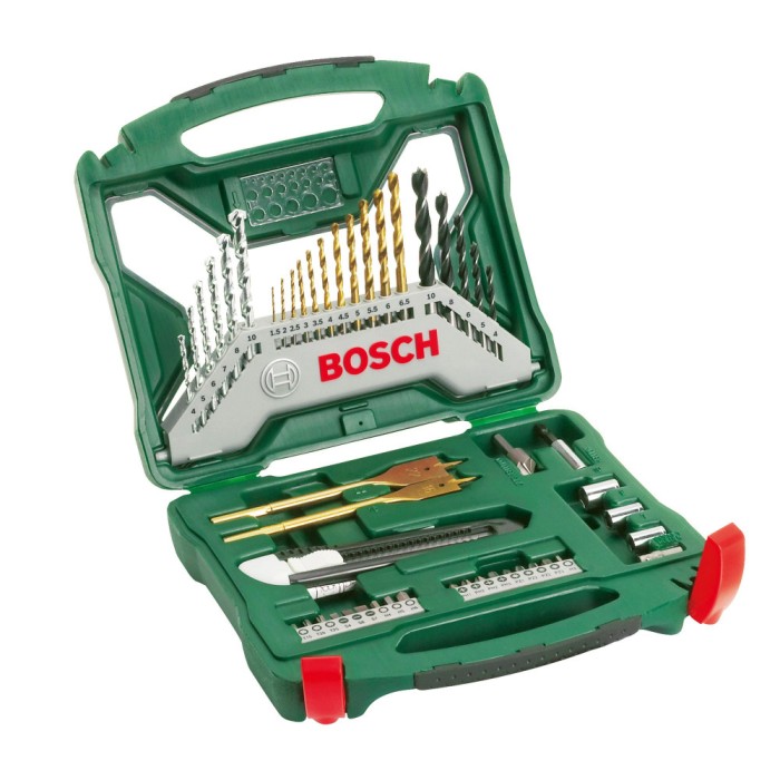 Bosch X-line Titanium Set 50 accesorii insurubare si burghie mixte