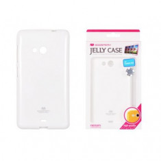 Husa Mercury Jelly Microsoft Lumia 535 Alb Blister