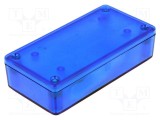 Carcasă universală HAMMOND ABS albastru 51mm x 100mm x 25mm 1591